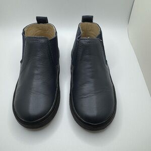 Old Soles navy suede and leather boots